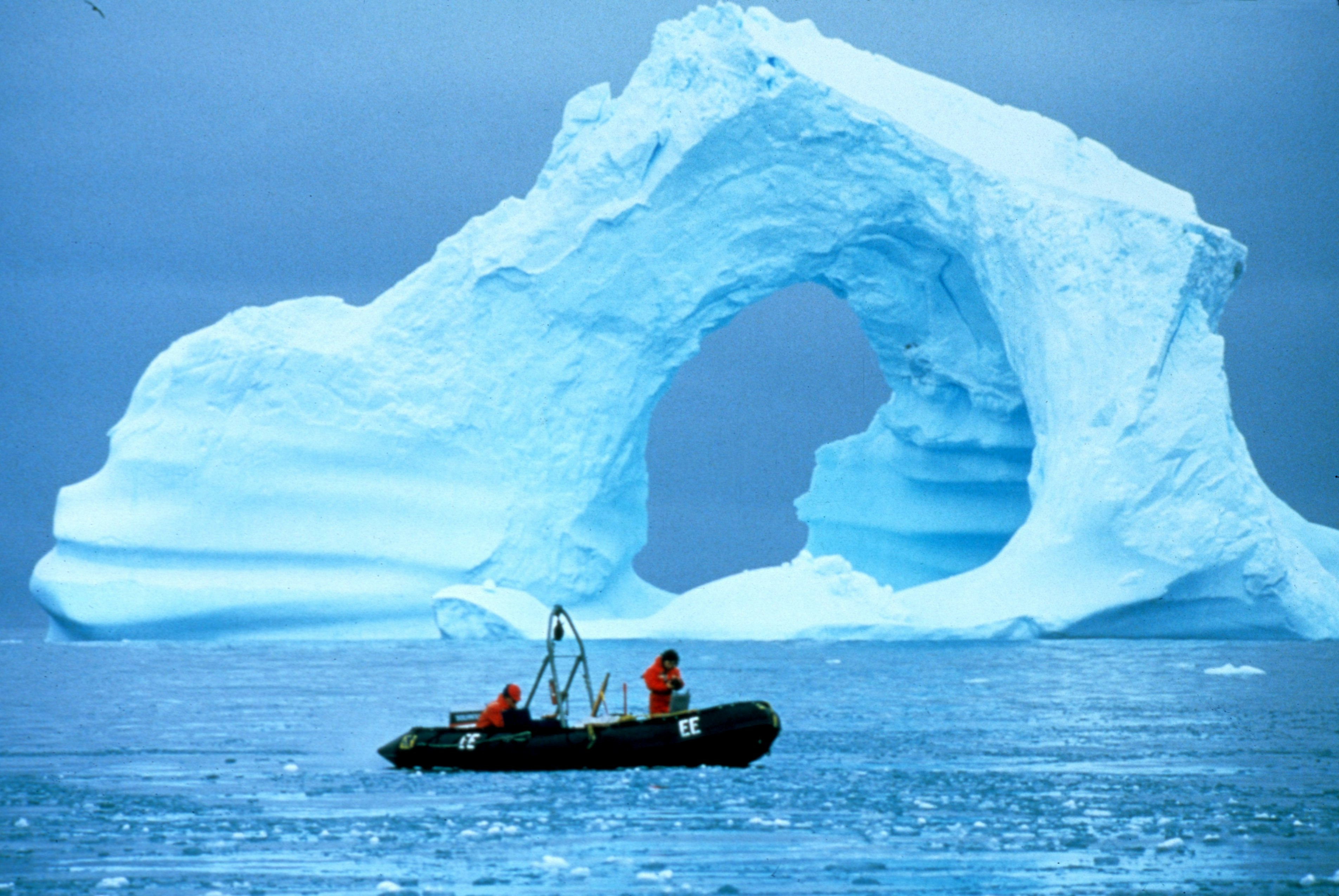 Boat water Antarctica