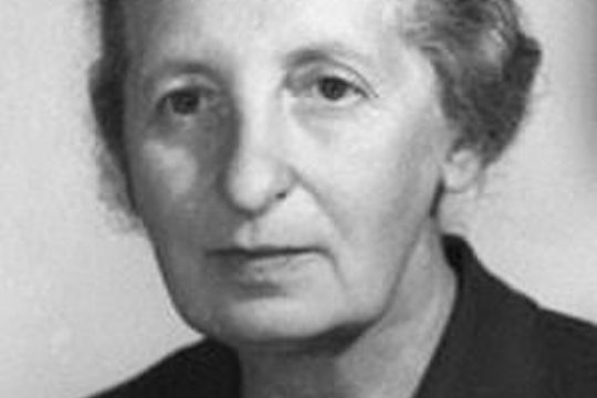 A headshot of Elizabeth, nuclear radiochemist, possibly from her time at Oak Ridge National Labs.
