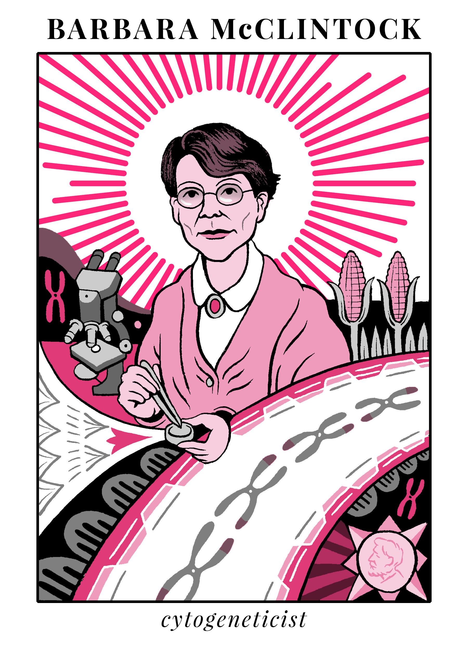 Barbara McClintock, corn scientist