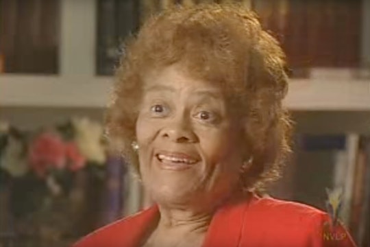 The mathematician Evelyn Boyd Granville speaking during an interview