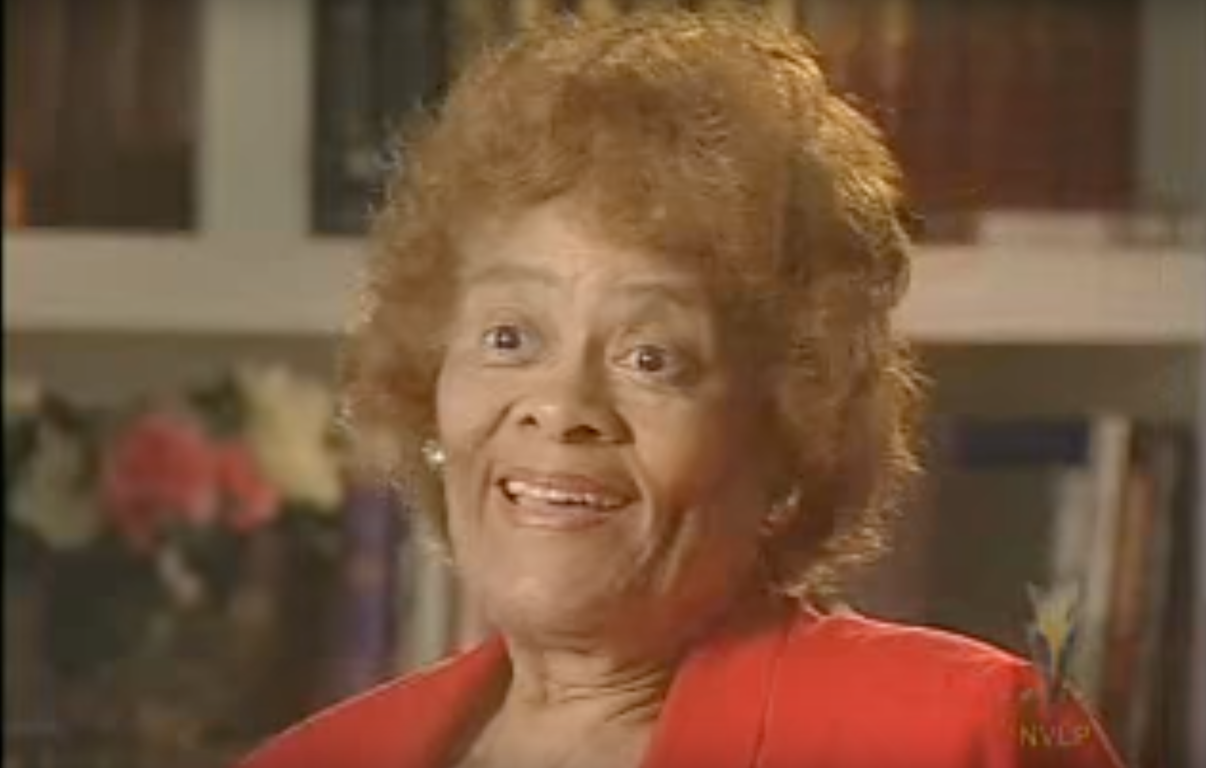The mathematician Evelyn Boyd Granville speaking during an interview