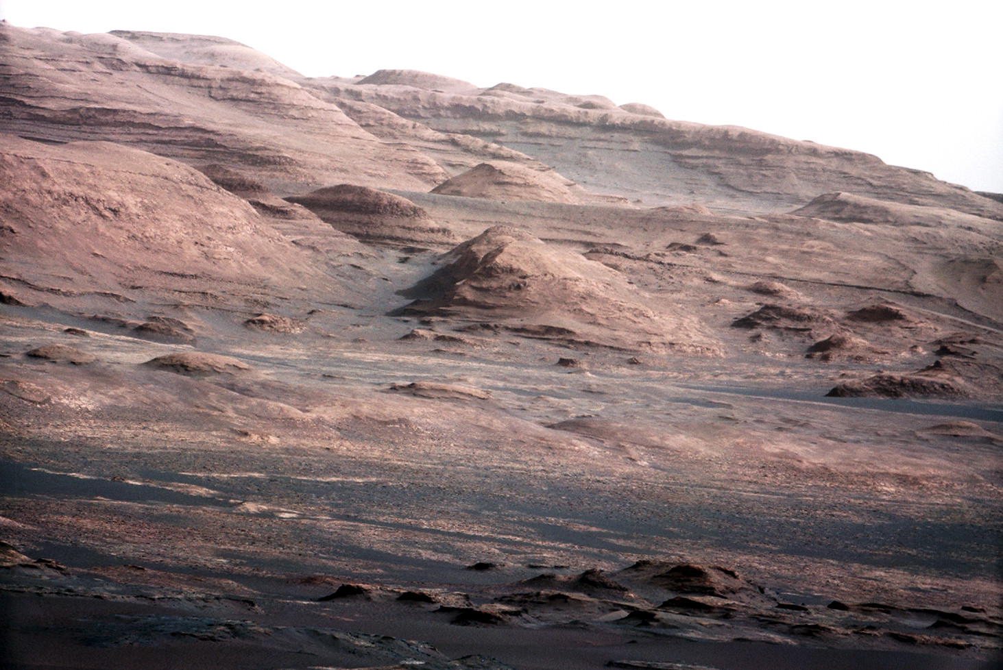 Mars shot from the Curiosity Rover