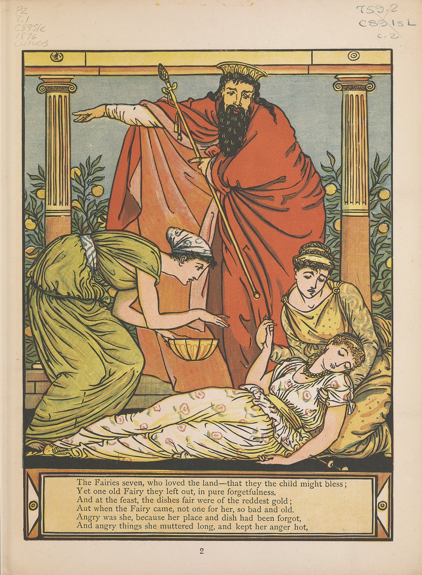 The Sleeping Beauty by Walter Crane (1876)
