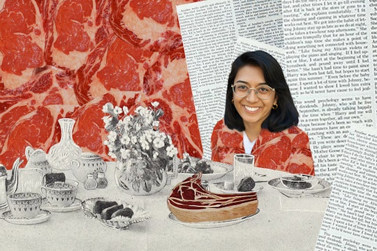 New Harvest founder Isha Datar sitting at a table