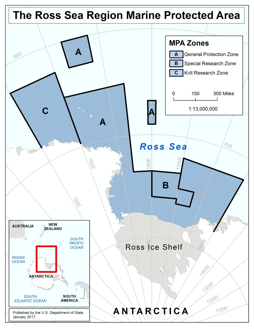 The Ross Sea Marine Protected Areas