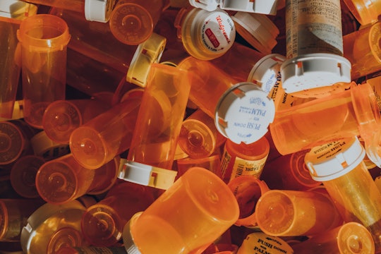 Orange pill bottles Orange pill bottles