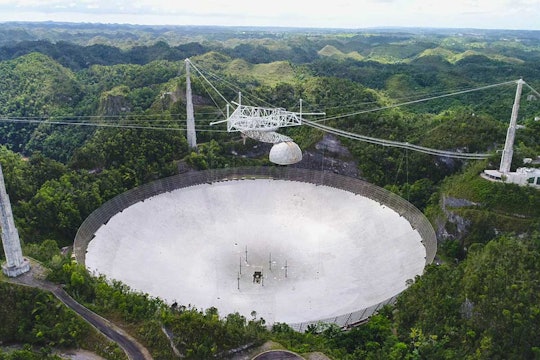 Arecibo Observatory from above