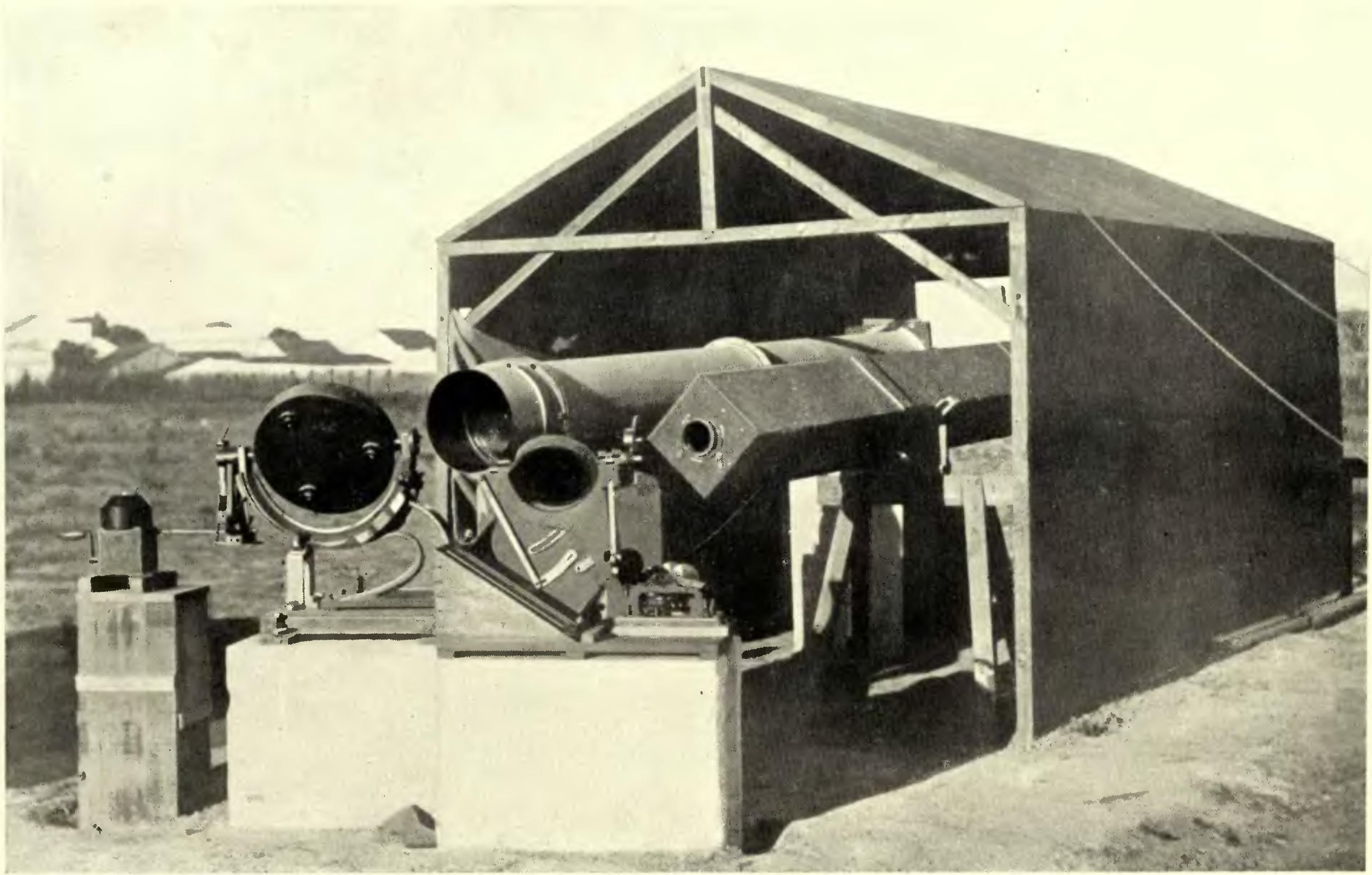 Eclipse instruments used during the 1919 eclipse in Sobral, Brazil.