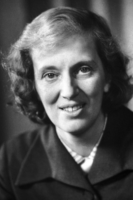 A photo of Dorothy Hodgkin from the Nobel Prize committee.