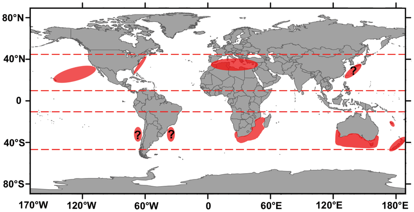 White shark hot spots White shark hot spots