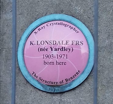 A plaque dedicated to Lonsdale, in Newbridge
