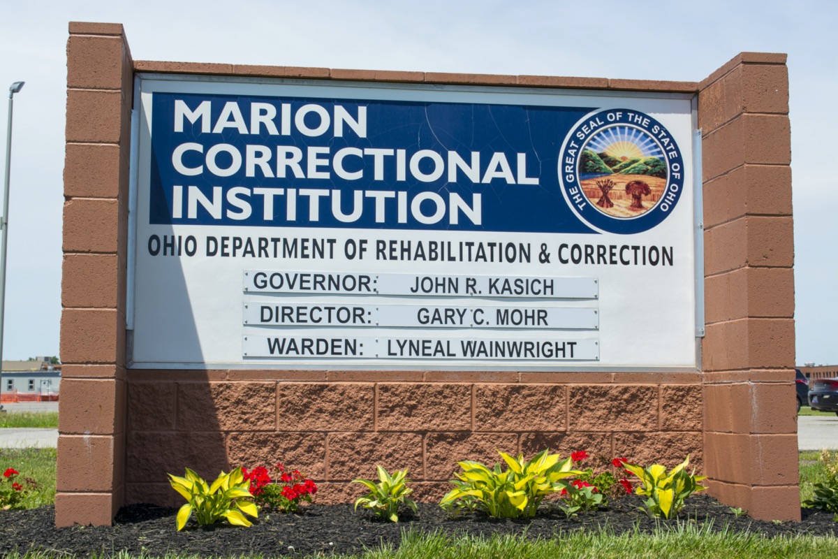 Marion Correctional Institution sign