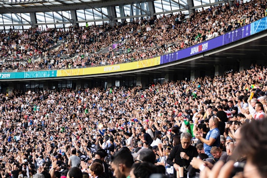 crowd of people crowd of people in a sports stadium
