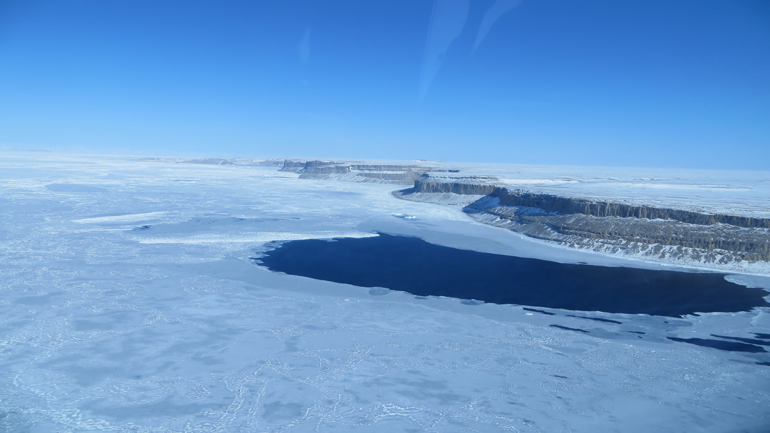 sea ice and land