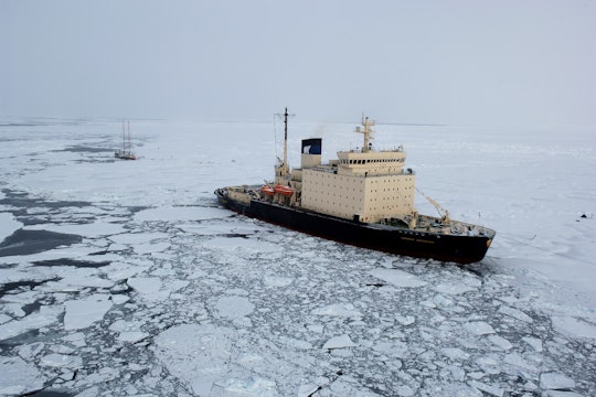 A icebreaking research vessel A icebreaking research vessel